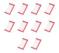 FGDTREE Paquete de 10 protectores de señuelo de PVC transparente con sello adhesivo para pesca con cinta de conjuración