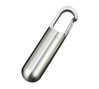 FGDTREE Pastillero de metal portátil con caja de sellado impermeable IPX8 para viajes al aire libre y uso diario