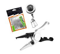 FGDTREE Pinzas de boca de pescado, agarrador de peces, controladores de pescado, herramienta de alicates para pesca, removedor de anzuelos, alicates de pesca