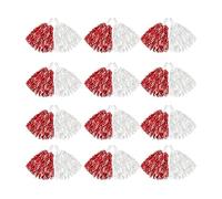 FGDTREE Pompones de animadora de mano con asa para niños y adultos, equipos, deportes, fiestas, bailes, animadoras, animadoras, bola de flores