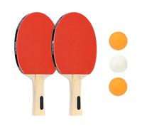 FGDTREE Raquetas de tenis de mesa altamente rebotadas, agarre cómodo, raquetas de tenis de mesa con 3 pelotas, raquetas de pingpong para principiantes y profesionales