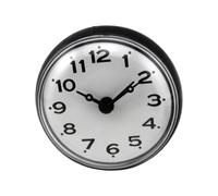 FGDTREE Reloj analógico de tocador de baño con ventosa trasera, reloj de pared de 7,49 cm para pared de ducha y uso diario en el hogar, rutinas de baño
