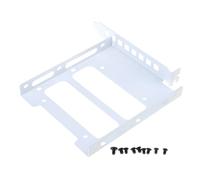 FGDTREE Soporte de bandeja de disco duro de 2.5/3.5 pulgadas para unidades de disco duro, adaptador de montaje de metal, fácil instalación para carcasa de PC, ranura de expansión inferior