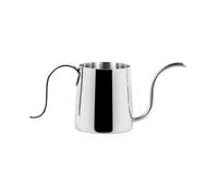 FGDTREE Tetera ergonómica de 250 ml, diseño curvo para preparar café en casa con fácil goteo, herramienta de preparación de café denso para viajes