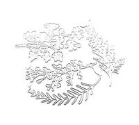 FGDTREE Troqueles de corte de plantas troqueladas de cuatro hojas para manualidades de papel, plantillas de moldes para álbumes de recortes, marco de fotos, decoración de cuatro hojas, troqueles de
