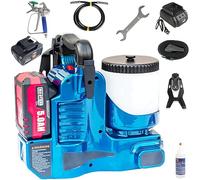 FgdVrelnor Pistola per Verniciatura Airless Ad Alta Velocità, Spruzzatore Airless a Batteria Da 500 W, Serbatoio Da 1,2 l,Manguera De 180 Cmcon, Prolunga Da 30 Cm,Recinzioni Da Giardino, ECC.