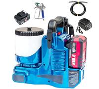 FgdVrelnor Pistola per Verniciatura Airless Ad Alta Velocità, Spruzzatore Airless Elettrico,Serbatoio Da 1,2 l, 6 Velocità, con Prolunga Da 30 Cm,para Muebles, Metales, Vallas De Jardín, Etc.