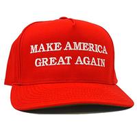 FGF-EU Make America Great Again - Gorra de béisbol bordada, ajustable, gorra de hip hop, rosso, Talla única