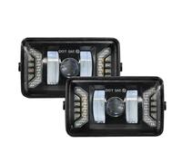 FGGHDR Delantero Montaje Faros 2 Luces Antiniebla LED Coche Para Ford Para F150 2015-2020 Con Luz De Circulación Diurna Y Luz De Giro Con Cable De Extensión.