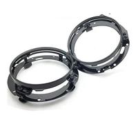 FGGHDR Faro Delantero Anillo Soporte Montaje Faros Delanteros LED Redondos 7 Pulgadas Para Jeep Para Wrangler JK Para Land Para Rover Para Defender(7 brack 2piece)