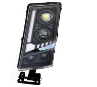 FGGHDR Faro Delantero Montaje Faros 1 Uds 24V Proyector Led Faro Para Volvo FH12 FM380 FM12 EURO TRUCK Con Cuatro Lentes LED(Left 1pcs Rectangle)