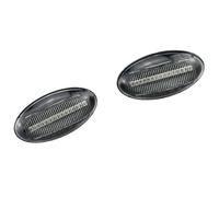 FGGHDR Indicador Espelho Lámpara Intermitente Dinámica LED Para Peugeot 307 206 407 107 607 1007 Para Citroen Para C1 Para C2 Para C3 Para C5 Para C6 Posición Lateral(Crystal type)