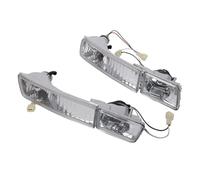 FGGHDR Luz Antiniebla Parachoques Delantero Ahumado Para Coche Señal Giro Transparente Para VW Para Golf MK3 1993 1994 1995 1996 1997 1998 Luces Antiniebla