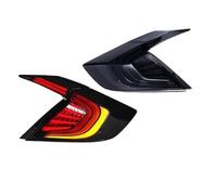 FGGHDR Trasera Luz Freno Luces LED Traseras Coche Para Civic 10.ª Generación Sedán 2016, 2017, 2018, 2019, 2020, Luz Trasera Dinámica DRL Ahumada Piloto trasero(Taillights Style 9)