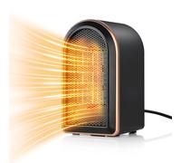 FGHB Calefactor Bajo Consumo 220V 1200W, Calentador Cerámico Silencioso,Protección contra el sobrecalentamiento/Automatic Shut-Off, Calefactor Electrico Para, baño, Oficina, Hogar, Dormitorio