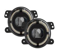 FGHDSSA Conjunto De Faros Antiniebla Para Hummer Para H1 Para H2 2003-2009 2X4 pulgadas Luces Antiniebla LED Redondas Luces De Conducción Delanteras Todoterreno