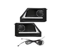 FGHDSSA Conjunto De Faros Antiniebla Para Toyota Para RAV4 Para Adventure 2019-2021 Led DRL Señal De Giro Blanco Amarillo Lámpara Antiniebla Impermeable(Only DRL)