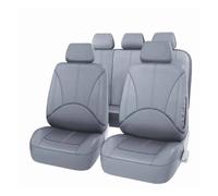 FGHDSSA Funda Asiento Coche Almohadilla Protección Completa para Asiento Coche 5 Plazas Juego Fundas Cuero Sintético Transpirable Funda Envolvente Completa.(SN-1702-9PCS-GY)