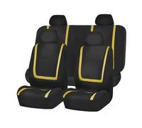 FGHDSSA Funda Asiento Coche Fundas Tela para Asientos Coche para Skoda Superb Fabia Rapid para Yeti Combi para Skoda Superb Fabia Octavia Rapid Yeti Combi(ZT02-5Seats-Yellow)