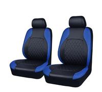 FGHDSSA Funda Asiento Coche Fundas Universales para Asientos Interiores De Coche, 4 Unidades, Acolchadas, De Piel Sintética, para Todas Las Estaciones.(SN-2041-4PCS-BL)