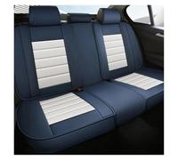 FGHDSSA Funda Asiento Coche Fundas Universales para Asientos Traseros Coche 3 para SUV Y Sedanes Resistentes Al Sgaste Transpirables Fáciles Limpiar Accesorios(Blue and White)