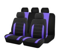 FGHDSSA Funda Asiento Coche Fundas Universales Tela para Asientos Coche, Aptas para La Mayoría De Coches, SUV, Camiones Y Furgonetas. Accesorios(Gray 5 Seat)