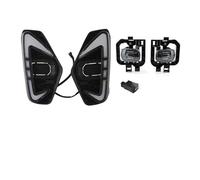 FGHDSSA luces antiniebla coche Para Nissan Navara NP300 Para Frontier 2020-2022 2 Uds Luces Antiniebla LED Delanteras Coche Y 2 Uds Conjunto Luces DRL Faros antiniebla coche(Model A)