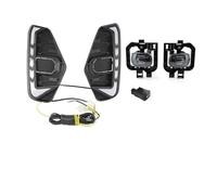FGHDSSA luces antiniebla coche Para Nissan Navara NP300 Para Frontier 2020-2022 2 Uds Luces Antiniebla LED Delanteras Coche Y 2 Uds Conjunto Luces DRL Faros antiniebla coche(Model B)