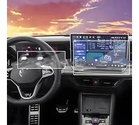FGHDSSA Para VW ParaTAYRON 2025 15 O 12,9 Pulgadas Protector Pantalla Vidrio Templado Tablero Instrumentos Navegación GPS Coche Película Antiarañazos Protectora GPS Radio Coche(12.9inch Gps 1set)