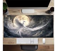 fghgbf Alfombrilla Ratón XXL Paisaje de Moon Phoenix Grande Gaming Mouse Pad 600x300x3mm,Lavable,con Base de Goma Antideslizante Alfombrilla Escritorio para Oficina,Estudio,Juegos