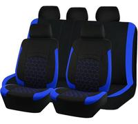 FGHGX 9 pcs Fundas Asientos Coche para Mini Cooper Hardtop 4 Door/S Convertible, Protector Asiento Coche 5 plazas Completo Lavables Cubre Protector Asiento Coche,Blue
