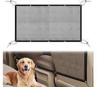 FGHGX Barrera Protectora para Perros para Asiento para Maserati Quattroporte Grecale MC20 Cielo GranTurismo, Red Separadora Coche para Perros Ajuste Malla Barrera Asiento Delantero,A
