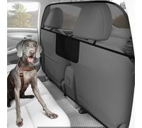FGHGX Barrera Protectora para Perros para Asiento para Maserati Quattroporte Grecale MC20 Cielo GranTurismo, Red Separadora Coche para Perros Ajuste Malla Barrera Asiento Delantero,D