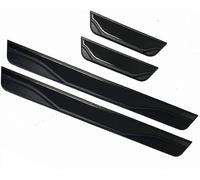 FGHGX Protector Umbral Puerta Coche para Volvo XC60 Before-2017, Película Protectora para Umbral Puerta Coche Antiarañazos Tiras Umbral Puerta,Black