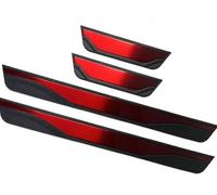 FGHGX Protector Umbral Puerta Coche para Volvo XC60 Before-2017, Película Protectora para Umbral Puerta Coche Antiarañazos Tiras Umbral Puerta,Red