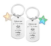 FGHJK Llavero de Pareja Originales Personalizado - Regalo Para Novios, Casa, San Valentín y Aniversario (2)