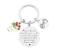 FGHJK Llavero Mamá Regalo dia de la Madre Regalo Mamá dia de la Madre Regalos Originales Llavero Mamá e Hija Regalo de Cumpleaños para Mamá Regalo para mi mamá de Navidad (11)