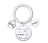 FGHJK Regalo Dia del Padre Dia del Padre Regalos Regalos Dia del Padre Dia del Padre Llaveros Dia del Padre Regalos Papá Llavero Papá Regalo Padre Llavero Padre Regalo Cumpleaños Padre (1)