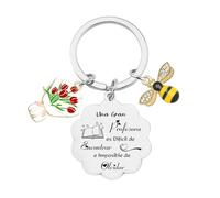 FGHJK Regalos Maestra Regalos Profesora Llaveros Maestra Llavero Profesora Regalo Grabado Llavero Graduación Regalos Cumpleaños Regalo del dia del Maestra Regalo de acción Gracias (9)