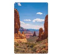 FGHRR Garden of The Gods, Colorado Springs, Coloradoaluminum Vintage Metal Sign Art Iron Painting for Indoor Outdoor Decor Room 30.5 x 20.3 cm