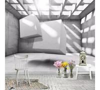 FGJFGGFR Mural 3D para sala de estar papel tapiz tridimensional espacio abstracto geométrico fondo interior decoración de pared arte pegatina pintura de pared de seda