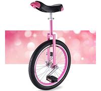 fgjsTfdhg Asiento Ajustable de 20/18/16 Pulgadas, neumáticos Antideslizantes, con Soporte Almacenamiento Resistente(Pink,20inch)