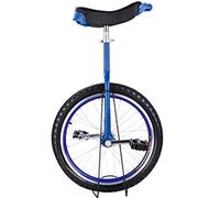 fgjsTfdhg Monociclos de 24/20/18/16 Pulgadas for Adultos, con llanta aleación, neumático Extra Grueso, Asiento Ajustable(Red,24inches)