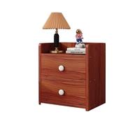 FGJUYLKvchgf Mesita de Noche compacta con Doble cajón for una organización práctica(D,32cm*26cm*40cm)