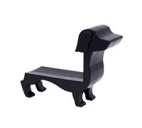 FGJUYLKvchgf Organizador de Botellas for Perro Salchicha Soporte for Botella de Vino Divertido Estante for Vino for encimera for Fiesta en casa cafetería y Bar(Black)