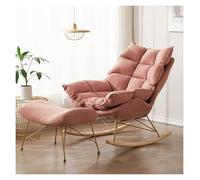 FGJUYLKvchgf Sillón mecedor de Lactancia, cómodo sillón reclinable con reposapiés, Multiusos(Pink)