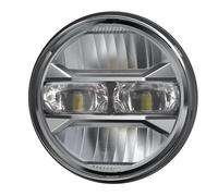 FGKDLDZCZM faro delantero moto Faro LED para motocicleta de 5,75 pulgadas, proyector Angel Eyes H4 5 3/4 ", faro DRL, señal de giro para Sportster Dyna Iron 883(Yellow)