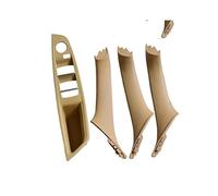 FGKDLDZCZM Manija Panel MaNinjas Interiores De Puertas, Panel De Interruptores De Elevalunas Y Molduras Para Serie 5 F10/F11/F18 (2010-2016)( Beige-4pcs)