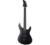 FGN JMY2ASHE Open Pore Black Guitarra eléctrica negra Double Cut con bolsa