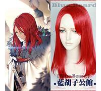 FGO Destino Gran Orden Archer Sir Tristan Rojo Recto Relecho Longwear Halloween Cabello sintético Resistente al calor + Capas de pelucas gratis